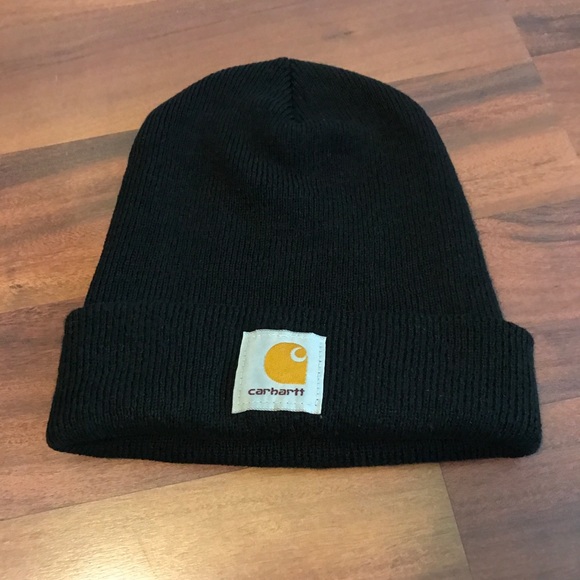 Black Carhartt Beanie Hat